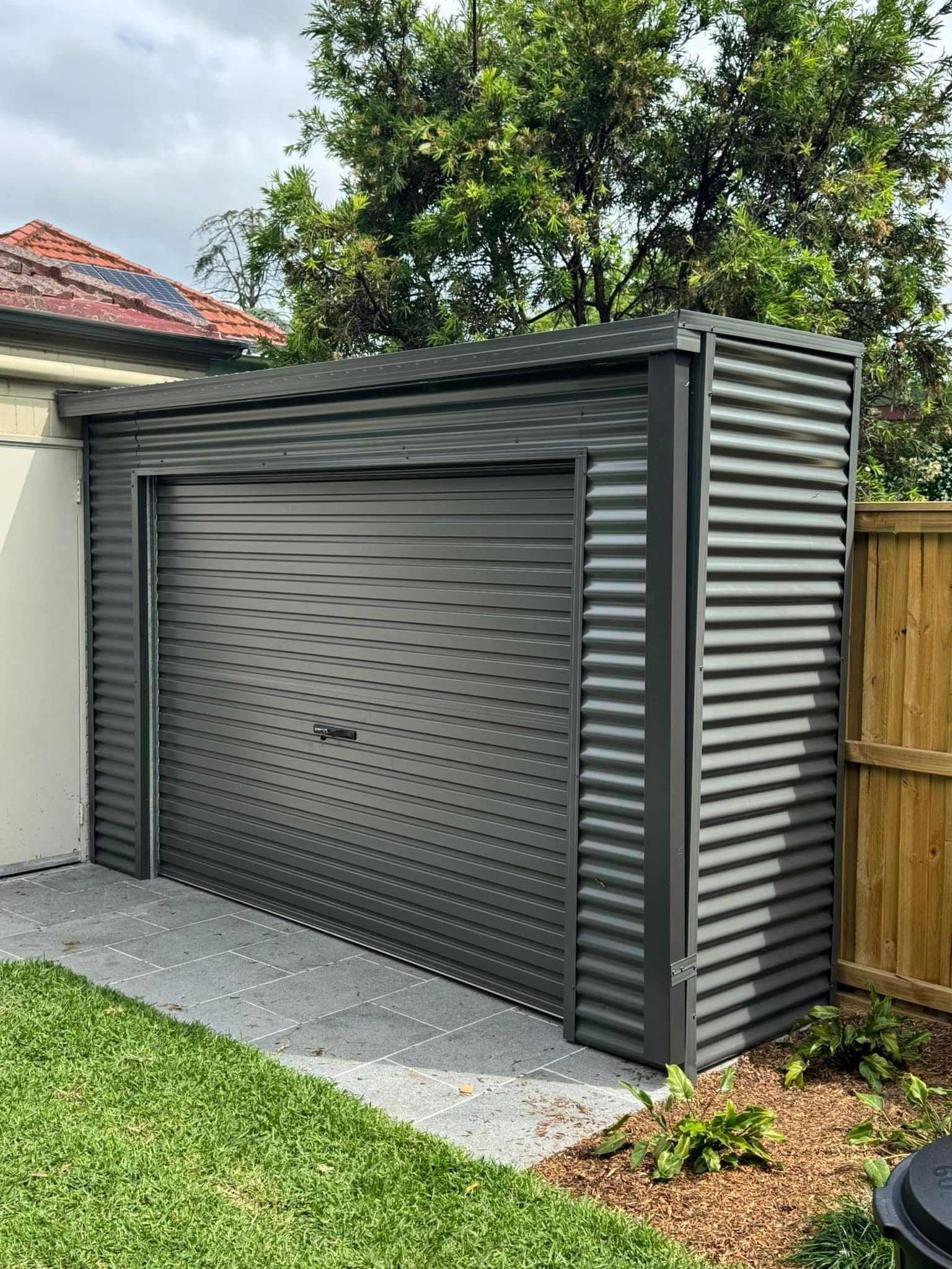 Shed installation photo