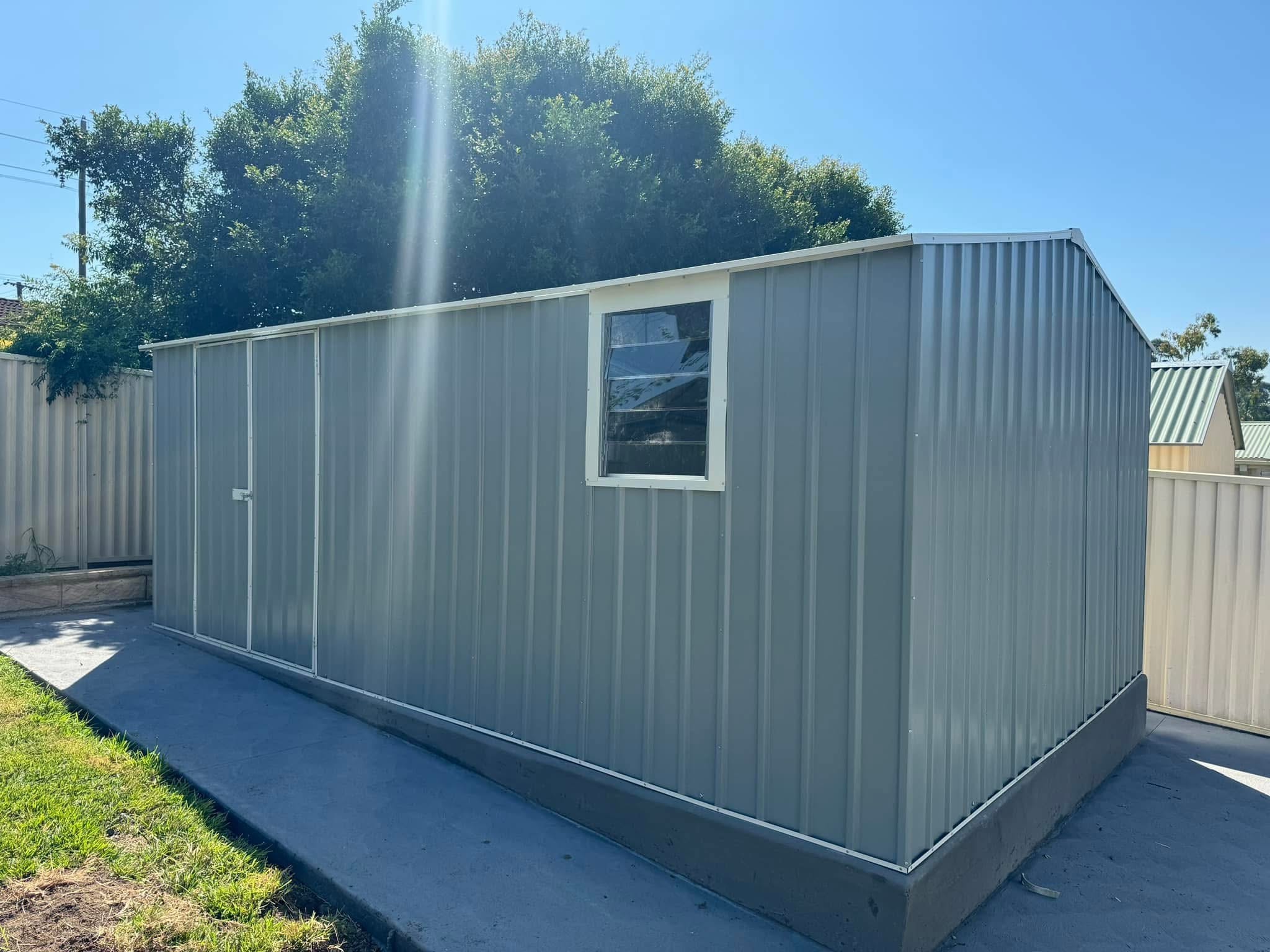 Shed installation photo