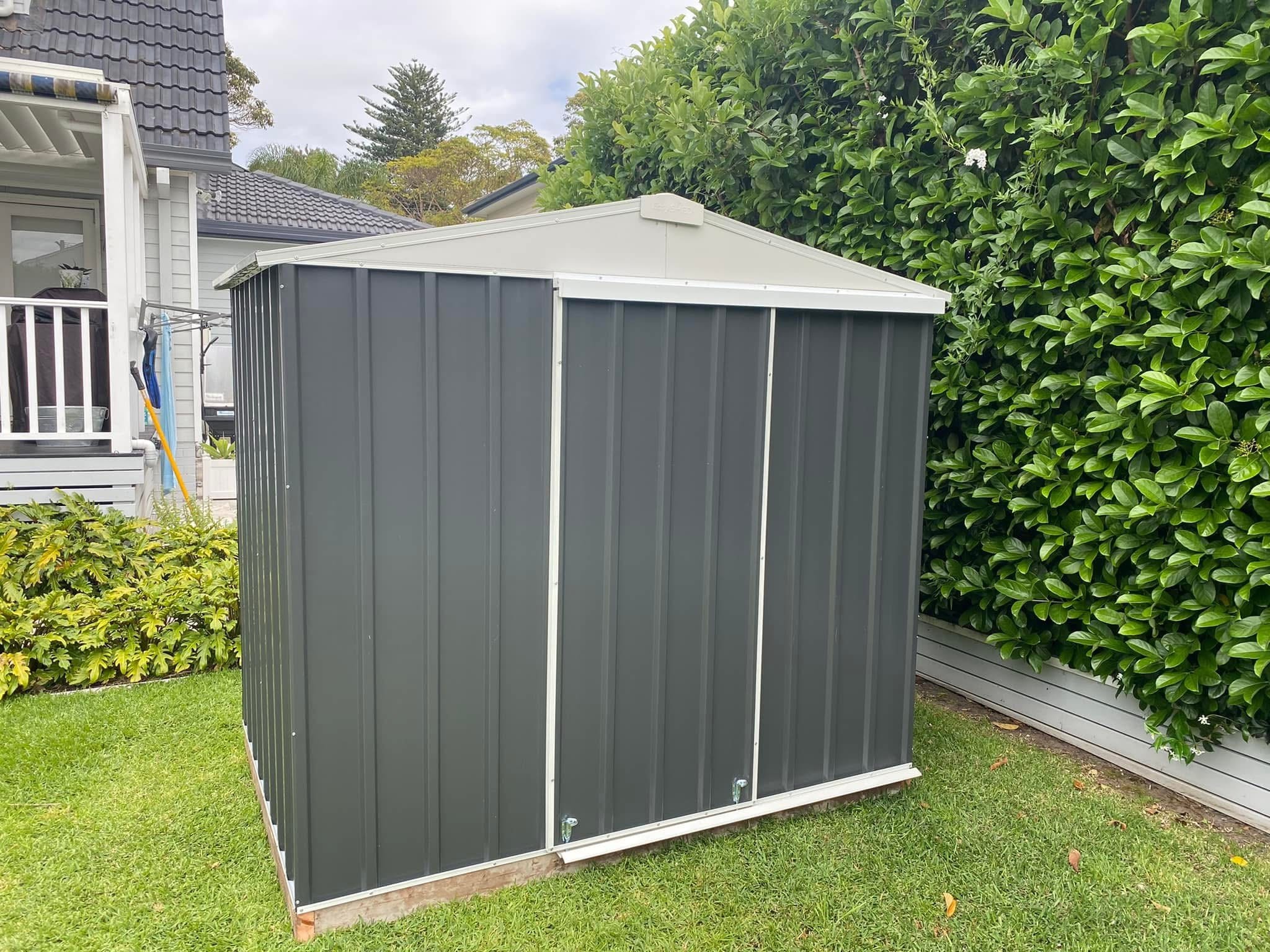 Shed installation photo