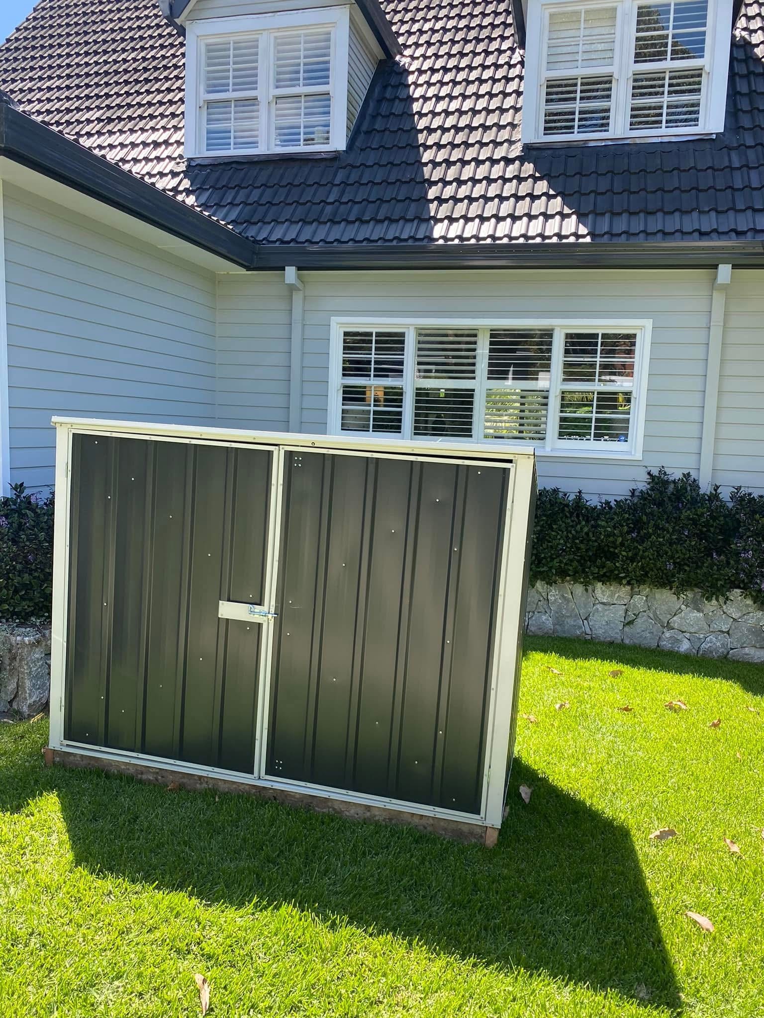 Shed installation photo