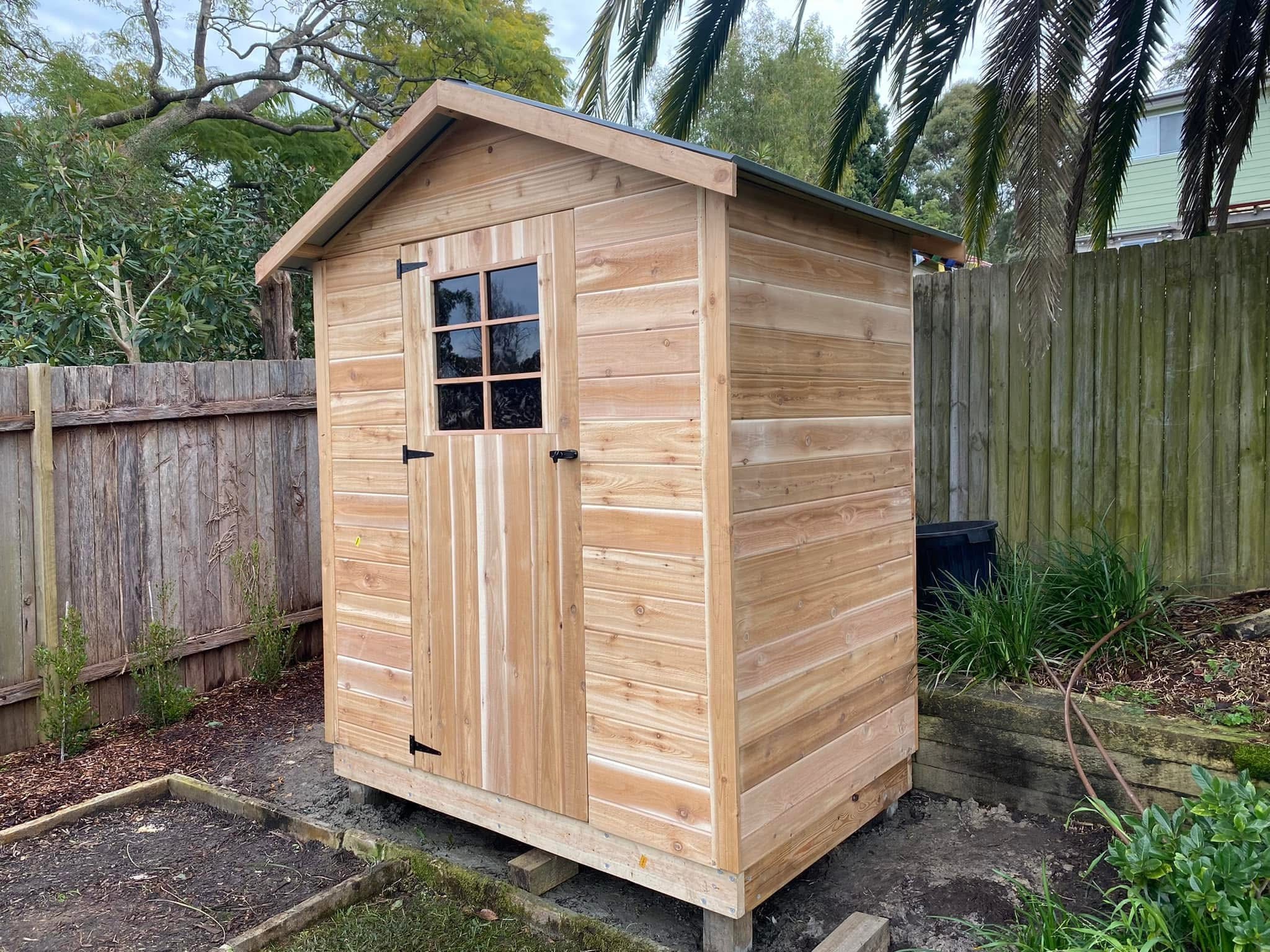 Shed installation photo