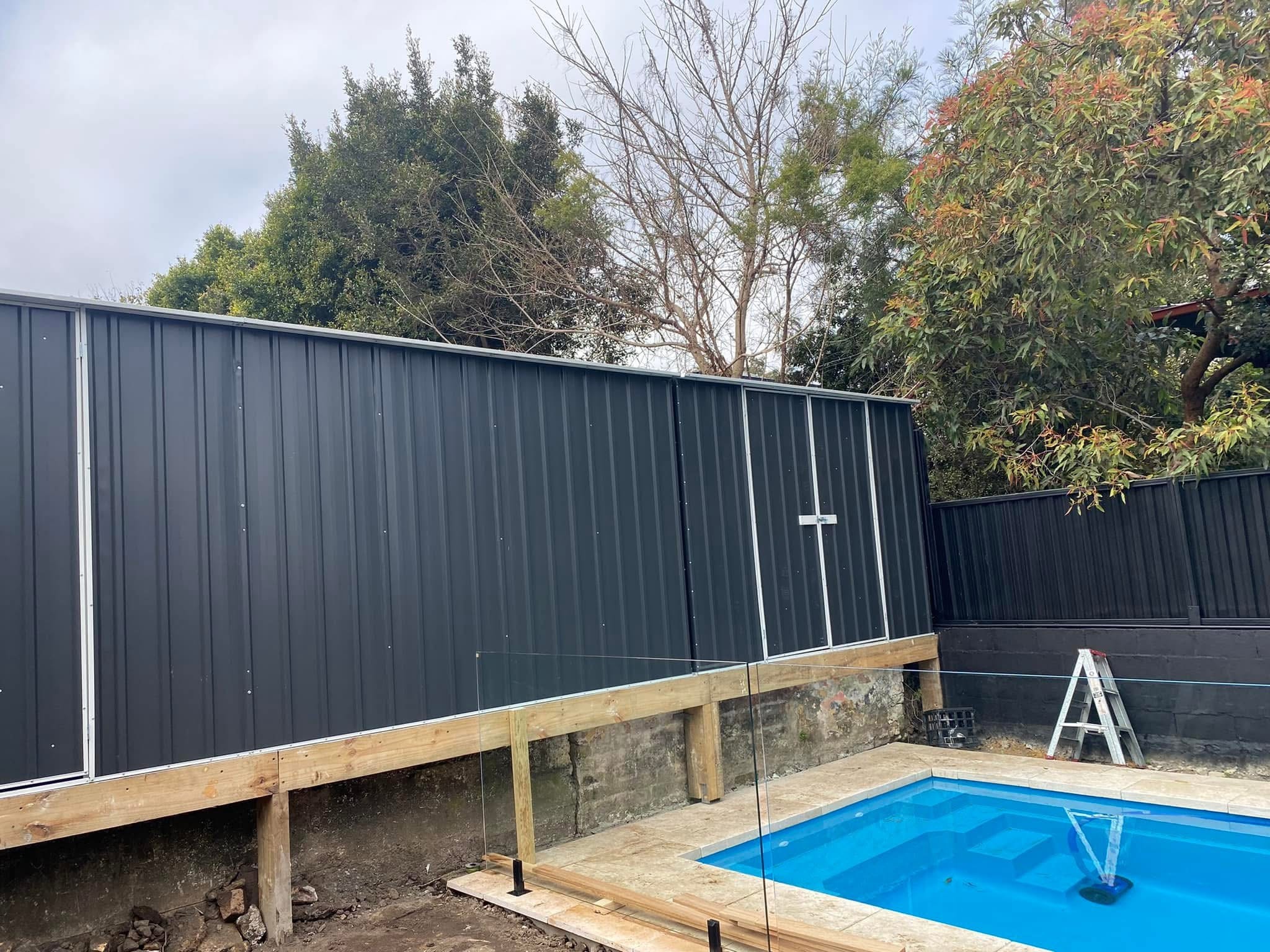 Shed installation photo