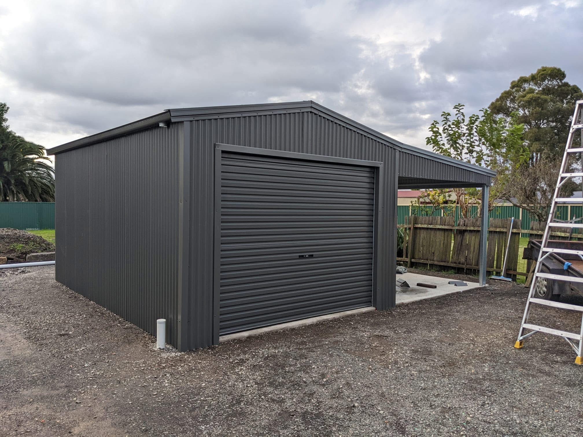 Shed installation photo