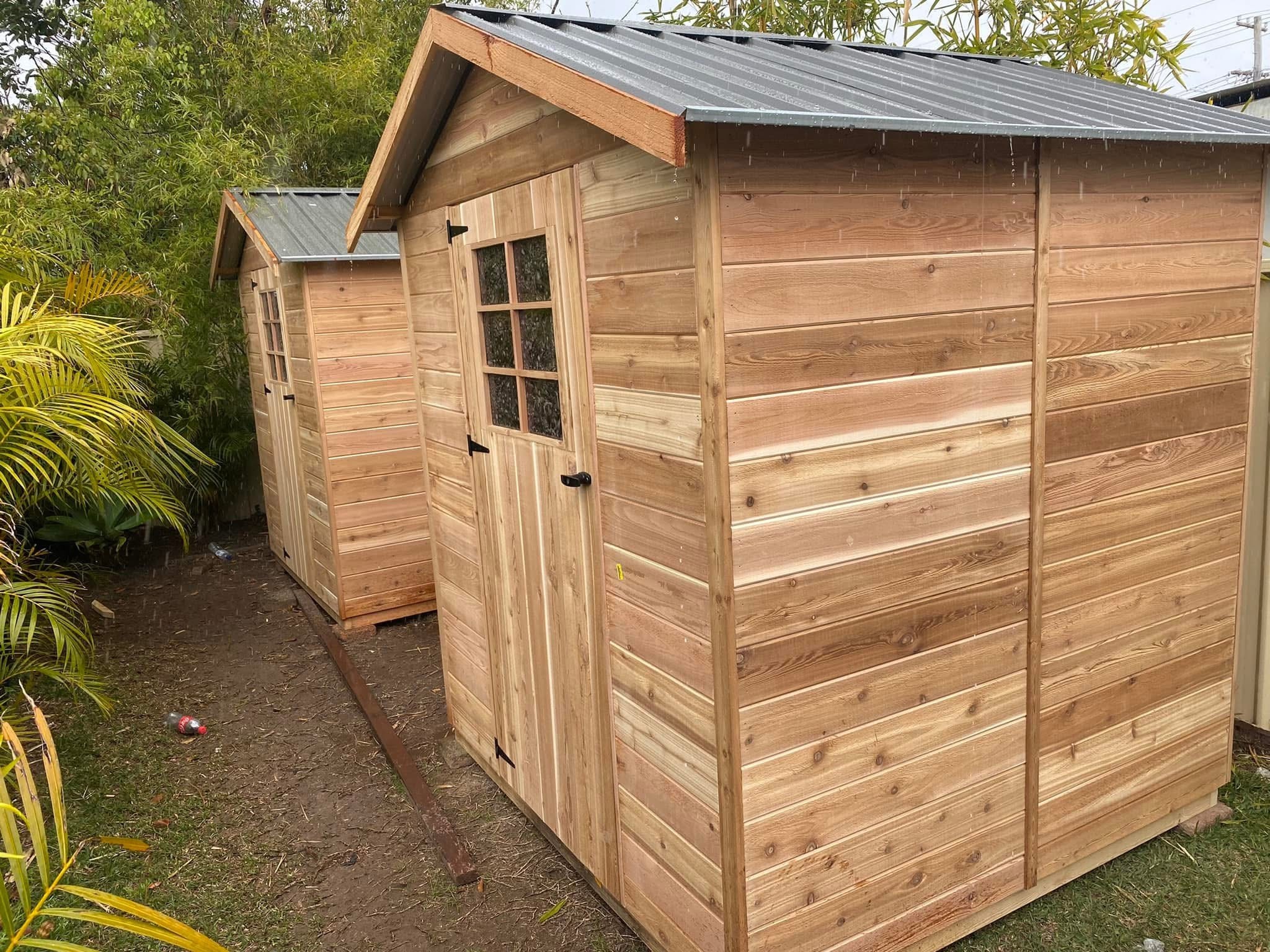 Shed installation photo